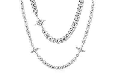 ENFANTIN Star Layered Necklace