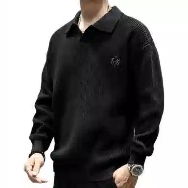 贵色 美式复古舒适休闲百搭长袖毛衣 男女同款