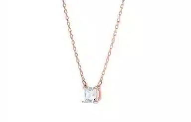 Swarovski Attract Square Pendant Rose Gold