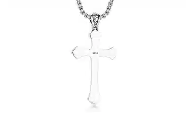 IDEAGEMER Cross Pendant Necklace