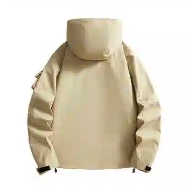 【dme】 美式潮流连帽纯色痞帅高级感防风防水户外休闲外套夹克 男女同款