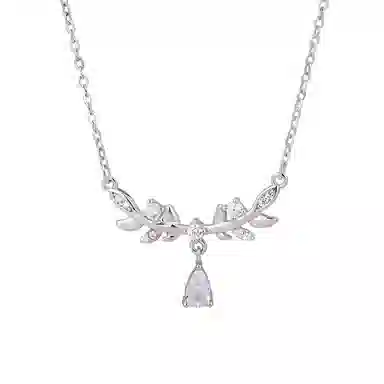 【纯银999 | 穗穗平安】 京华录 轻奢高级感精致小众设计简约百搭气质温柔约会通勤吊坠套装锁骨链 足银 项链 女款 闺蜜妈妈女友告白礼盒