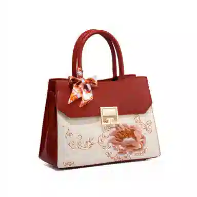 老人头 新中式国风时尚潮流 合成革 单肩斜挎手提包 常规 女款 多色