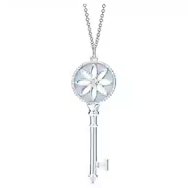 Tiffany & Co. Daisy Key Pendant Necklace
