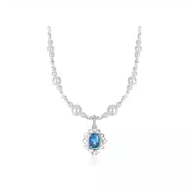 韵系 轻奢小众碎银子 铜镀金 项链 女款