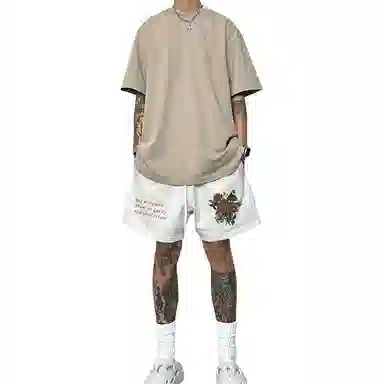 美式潮牌篮球户外宽松舒适百搭五分裤运动短裤 男女同款