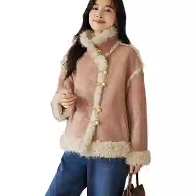 VICTORIA&VERA Suede Jacket