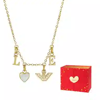 Armani Love Pendant Necklace