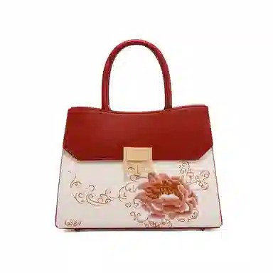 老人头 新中式国风时尚潮流 合成革 单肩斜挎手提包 常规 女款 多色