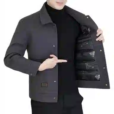 Pierre Cardin Down Jacket Khaki