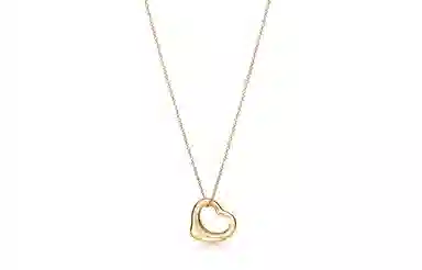 TIFFANY CO. Elsa Peretti Open Heart 18k