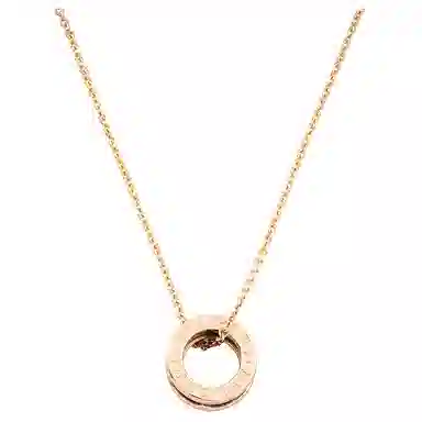 BVLGARI B.Zero1 Three-Band Necklace Rose Gold