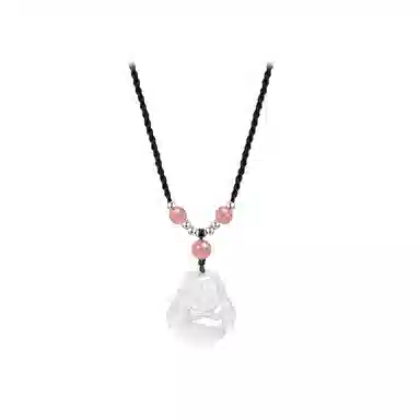 中国珠宝 喜笑弥勒佛 新中式本命年笑脸佛公国风好运平安顺遂诸事皆顺#好运 吉祥如意 玉髓 玉石项链 男女同款情侣款