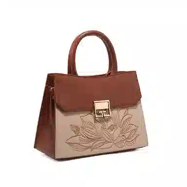 老人头 新中式国风时尚潮流 合成革 单肩斜挎手提包 常规 女款 多色