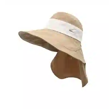 艾佳微 户外防晒太阳日常通勤游玩露营登山显脸小时尚百搭遮阳檐披肩透气轻便 聚酯纤维 渔夫帽 男女同款情侣款