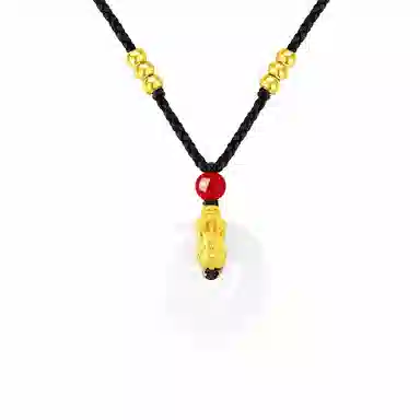 【S999足银纯银】貔貅 七七银饰  平安扣新中式 本命年发财暴富招财纳福 福气满满 平安顺遂   轻奢大方 天然 玛瑙 项链 男女同款情侣款