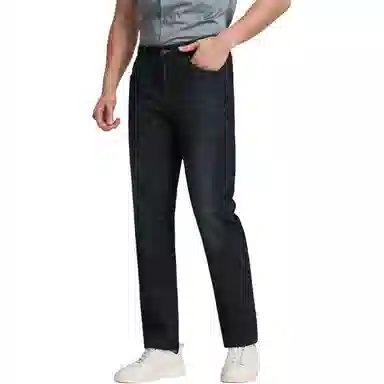 才子 简约舒适透气牛仔裤 男款