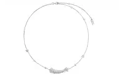 CHANEL Comète Chevron Necklace