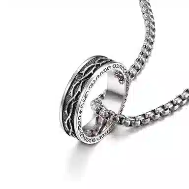 IDEAGEMER 925 Silver Necklace