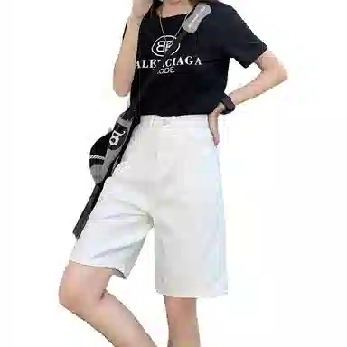 如续 休闲简约通勤时尚牛仔短裤 女款