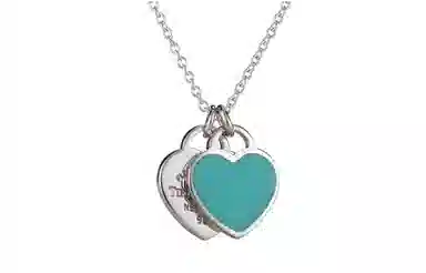 Tiffany & Co. Return to Tiffany Blue Enamel Pendant Necklace