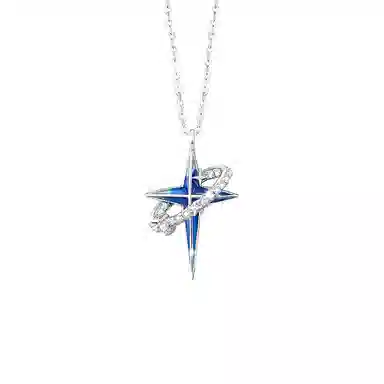 Datang Guoding Zircon Pendant Necklace