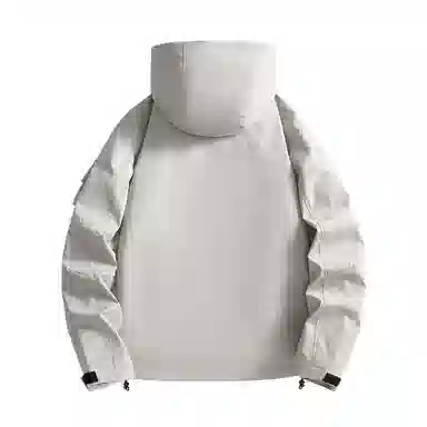 【dme】 美式潮流连帽纯色痞帅高级感防风防水户外休闲外套夹克 男女同款