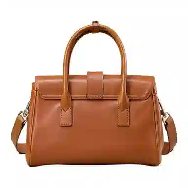 时尚百搭小众设计简约通勤 牛皮 手提包 女款 多色