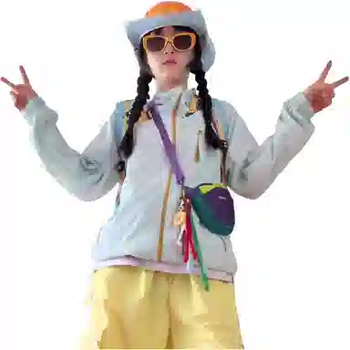 徐百货 美式多巴胺配色冰丝上衣夏季薄款高街冰感外套山系户外骑行夹克百搭高级感长袖防晒服 男女同款