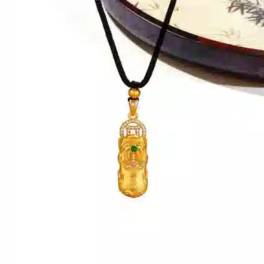 迎百宝 貔貅金刚杵 好运 新中式国潮转运抓钱吞金神兽珠宝感 项链 男女同款情侣款