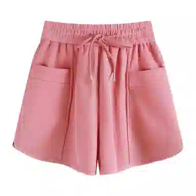 怪力萝莉 薄款宽松阔腿运动短裤 女款