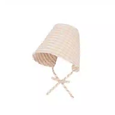 艾佳微 法式条纹户外出游防晒帽高级感大帽檐显脸小遮阳帽 聚酯纤维 渔夫帽 男女同款情侣款