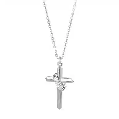KING SIZE JEWELRY Faith Light Cross Necklace