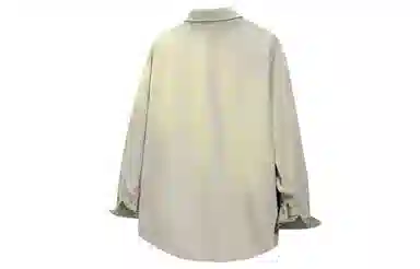 王者荣耀 烫钻高街美式纯色翻领基础款宽松舒适青少年高颜值休闲百搭时尚长袖衬衫 梦奇款 男女同款