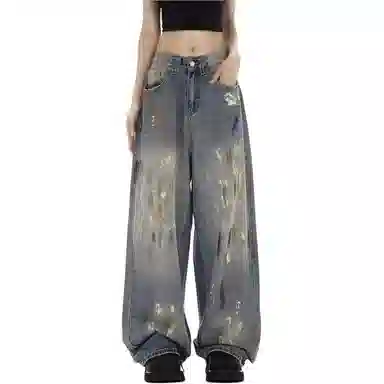 识恩 通勤简约舒适时尚牛仔裤 女款