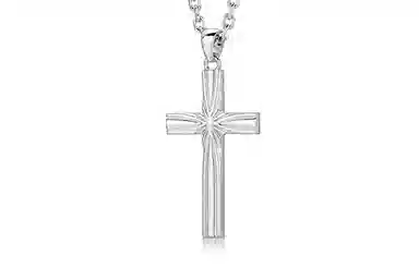 IDEAGEMER Cross Necklace
