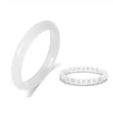 【精选高品质】经典白月光莫比乌斯套装叠戴新中式国潮古色古香旗袍汉服一步一响宫廷贵妃 岁月静好 #好运 玻璃猫眼 手镯 男女同款情侣款