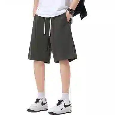 羽浅 薄款五分时尚百搭简约宽松休闲短裤 男款