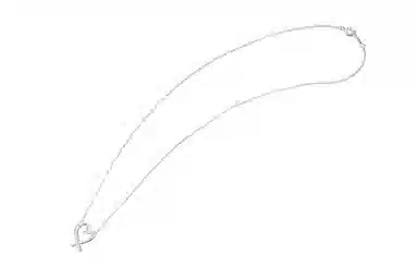 Tiffany & Co. Paloma Picasso Silver Heart Cross Necklace