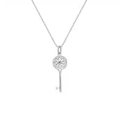 Tiffany & Co. Daisy Key Pendant Necklace