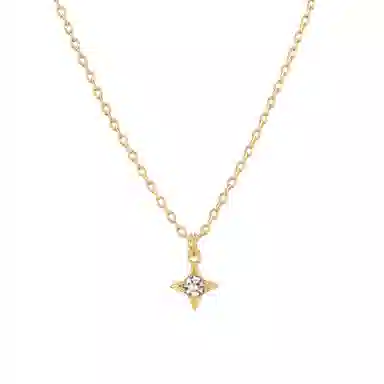 ANXIETY RANDOM AR "CROSS STAR" Necklace