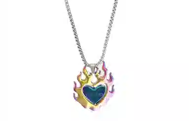 Van Gogh Fiery Love Necklace