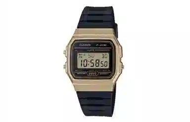 CASIO F-91WM-9A Gold Resin