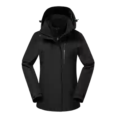 探路者 户外三合一抓绒两件套夹克 女款