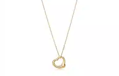 TIFFANY CO. Elsa Peretti Open Heart 18k