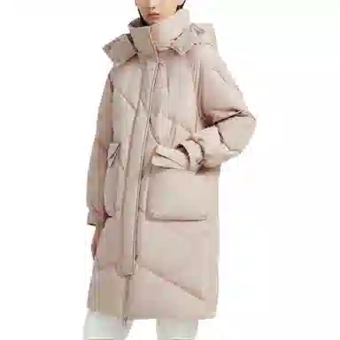 波司登 休闲时尚简约可脱卸帽羽绒服 女款