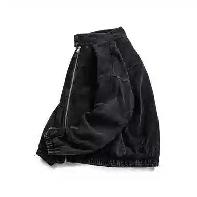 【dme】 美式潮牌做旧灯芯绒工装立领春秋潮流纯色宽松休闲时尚百搭舒适夹克外套 男女同款