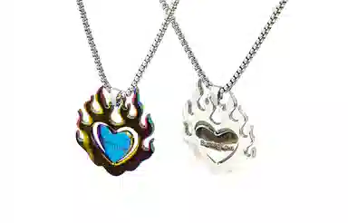 Van Gogh Fiery Love Necklace