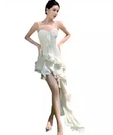 怪力萝莉 简约优雅百搭休闲长裙 女款