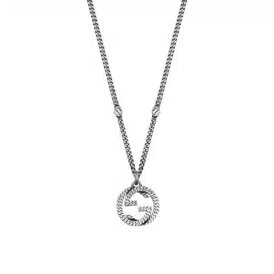 Gucci Double G Necklace Silver